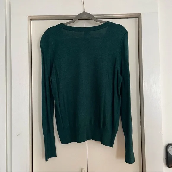 A New Day (Target) Size Large Turquoise V Neck Sweater NWT - Picture 3 of 3